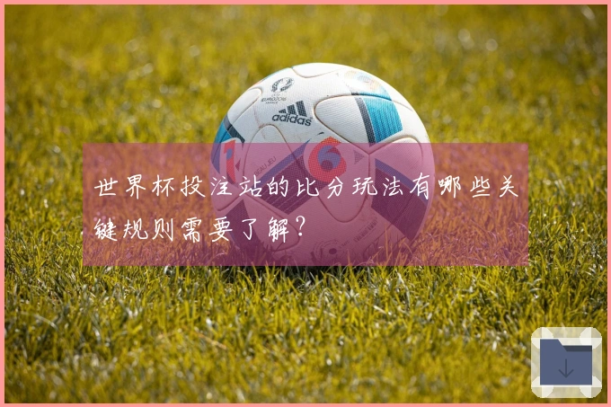 世界杯投注站的比分玩法有哪些关键规则需要了解？