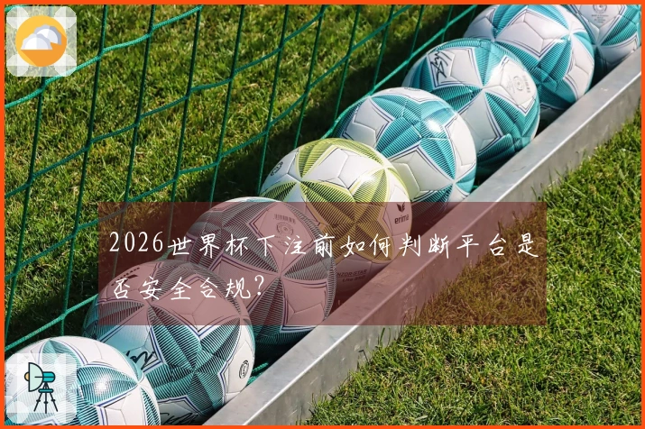 2026世界杯下注前如何判断平台是否安全合规？